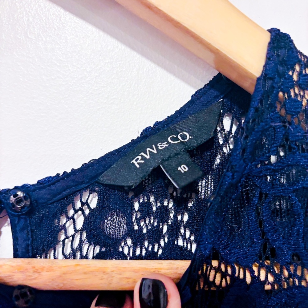 RW&CO.‎ Navy lace dress - Picture 6 of 6